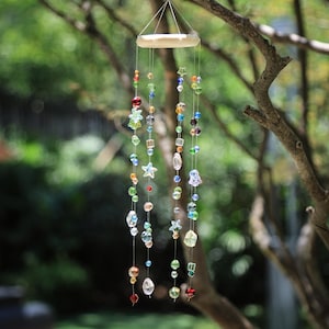 Handmade Glass Window Hanging,Suncatchers Garden Art, Minimalist Deecor, Garden Decor,Crystal Suncatchers, Birthday Gift